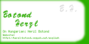 botond herzl business card